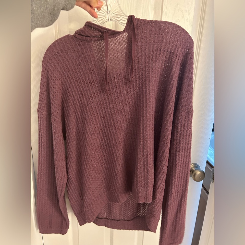 American Eagle Knit Longsleeve with Hood